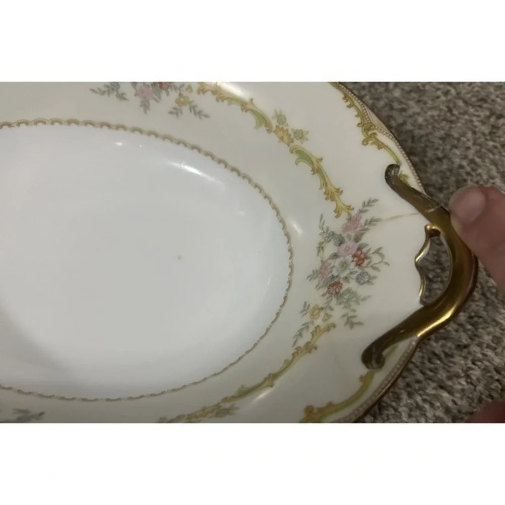 RARE Noritake Japan Dinner Set Hand Painted‎ Floral Golden Trim 28 Piece Gift